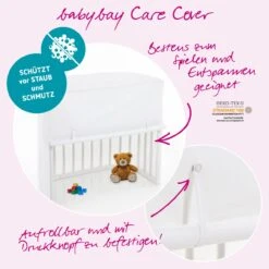 Babybay Care Cover Passend Für Modell Original, Weiß -Baby Produkte Geschäft babybay care cover weiss 100569 005 1280x1280