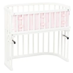 Babybay Gitterschutz Organic Cotton Für Verschlussgitter Alle Modelle, Rose Sterne Weiß -Baby Produkte Geschäft babybay gitterschutz organic cotton rose sterne weiss 500847 005 1280x1280