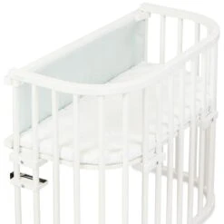 Babybay Gitterschutz Organic Cotton Royal Für Verschlussgitter Alle Modelle, Mint Glitzerpunkte Gold -Baby Produkte Geschäft babybay gitterschutz organic cotton royal mint glitzerpunkte gold 500862 003 1280x1280