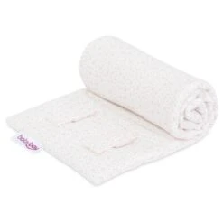 Babybay Gitterschutz Organic Cotton Für Verschlussgitter Alle Modelle, Weiß Glitzersterne Rosé