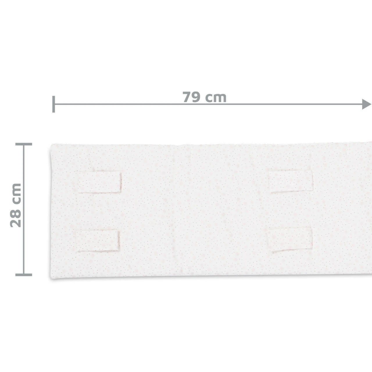 Babybay Gitterschutz Organic Cotton Für Verschlussgitter Alle Modelle, Weiß Glitzersterne Rosé 8 Babybay Gitterschutz Organic Cotton Für Verschlussgitter Alle Modelle, Weiß Glitzersterne Rosé – Bild 6