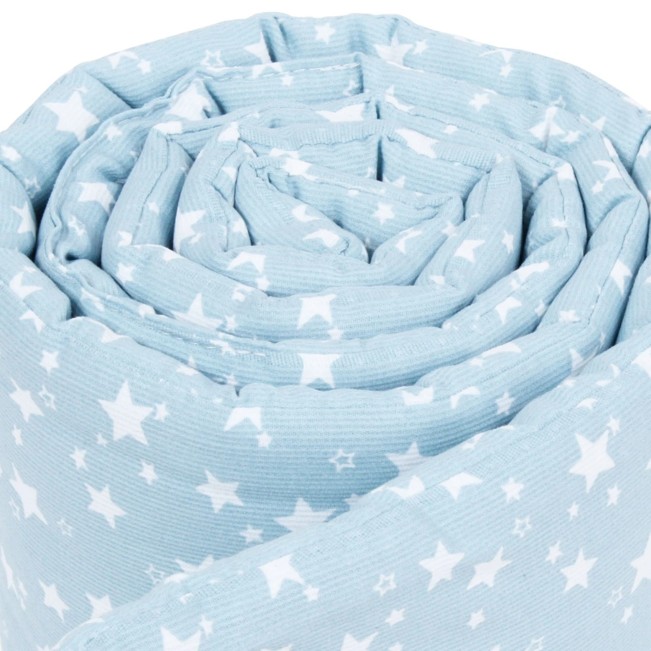 Babybay Gitterschutz Piqué Für Verschlussgitter Alle Modelle, Azurblau Sterne Weiß 4 Babybay Gitterschutz Piqué Für Verschlussgitter Alle Modelle, Azurblau Sterne Weiß – Bild 2