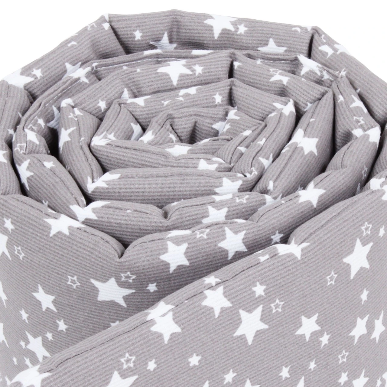 Babybay Gitterschutz Piqué Für Verschlussgitter Alle Modelle, Taupe Sterne Weiß 4 Babybay Gitterschutz Piqué Für Verschlussgitter Alle Modelle, Taupe Sterne Weiß – Bild 2