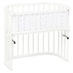 Babybay Gitterschutz Piqué Für Verschlussgitter Alle Modelle, Weiß Sterne Perlgrau -Baby Produkte Geschäft babybay gitterschutz pique weiss sterne perlgrau 180825 005 1280x1280