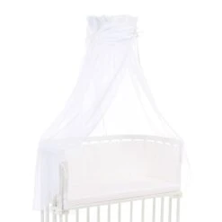 Babybay Himmel Organic Cotton Mit Schleife Passend Für Alle Modelle, Weiß