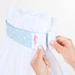 Babybay Himmel Piqué Mit Band Passend Für Alle Modelle, Azurblau Sterne Weiß -Baby Produkte Geschäft babybay himmel pique azurblau sterne weiss 160329 004 1280x1280