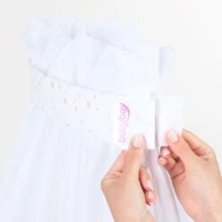 Babybay Himmel Piqué Mit Band Passend Für Alle Modelle, Weiß Sternemix Sand/beere -Baby Produkte Geschäft babybay himmel pique sternemix sand beere 160330 004 1280x1280