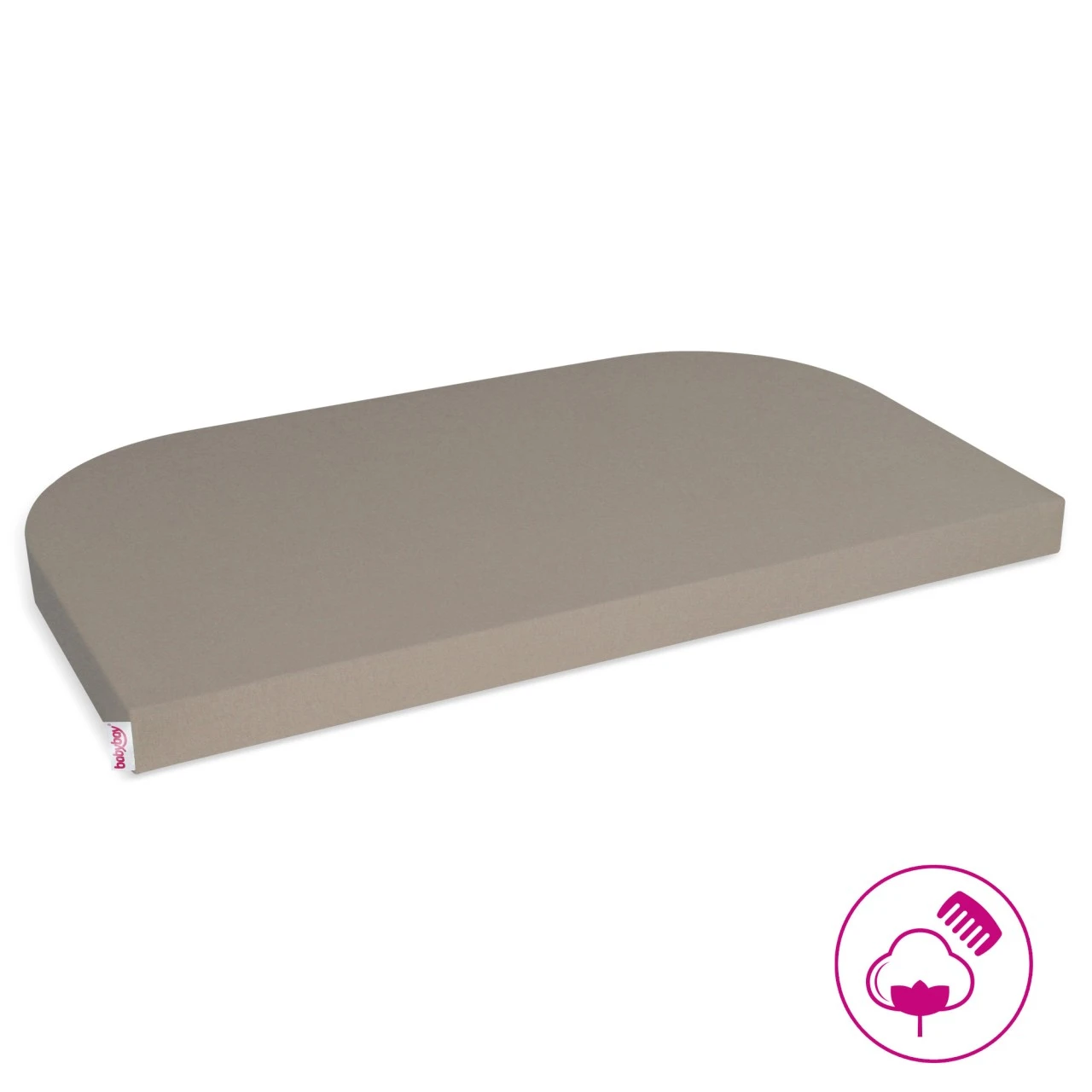 Babybay Jersey Spannbetttuch Deluxe Passend Für Modell Maxi, Midi, Boxspring, Comfort Und Comfort Plus, Nougat 3 Babybay Jersey Spannbetttuch Deluxe Passend Für Modell Maxi, Midi, Boxspring, Comfort Und Comfort Plus, Nougat