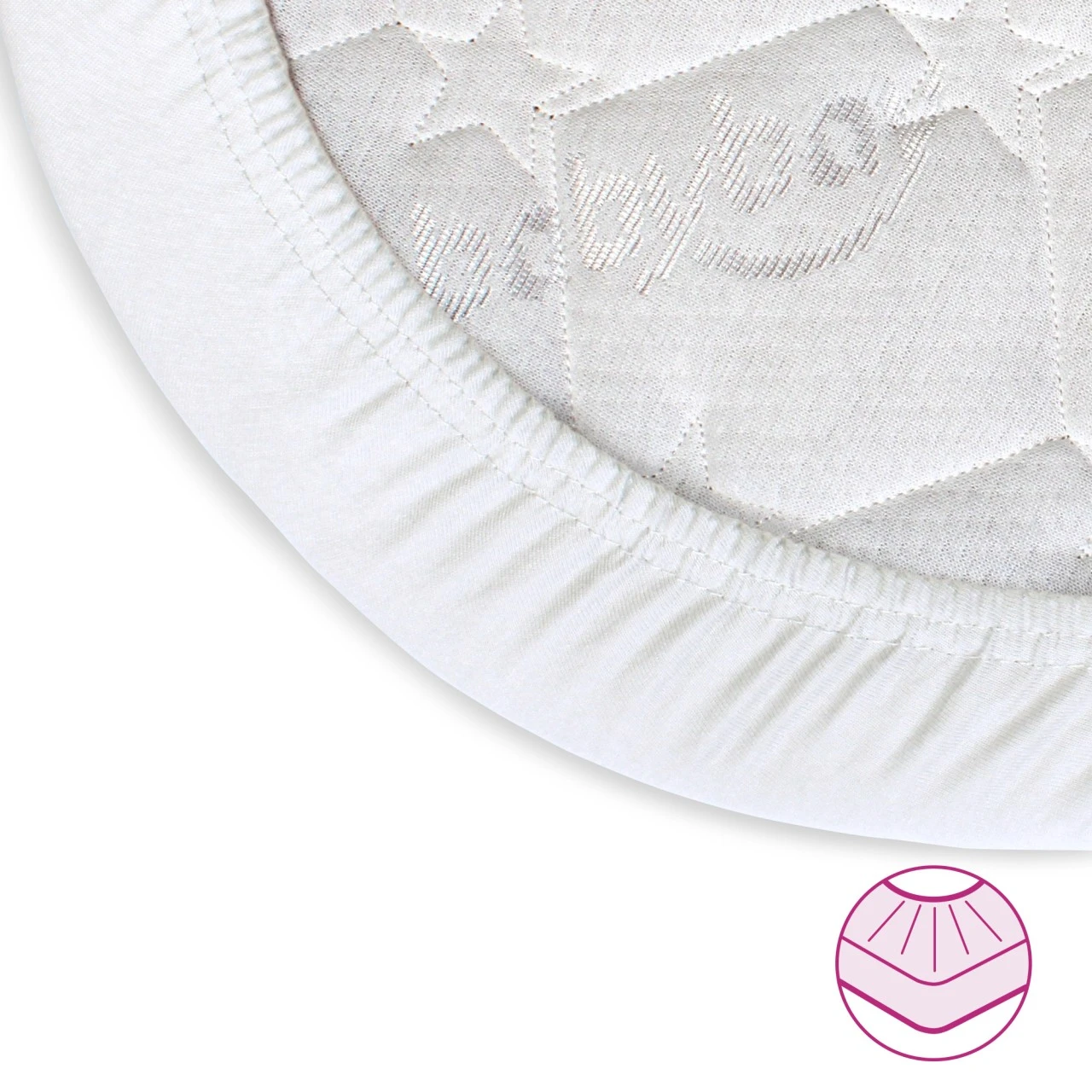 Babybay Jersey Spannbetttuch Deluxe Passend Für Modell Maxi, Midi, Boxspring, Comfort Und Comfort Plus, Off-White 7 Babybay Jersey Spannbetttuch Deluxe Passend Für Modell Maxi, Midi, Boxspring, Comfort Und Comfort Plus, Off-White – Bild 5