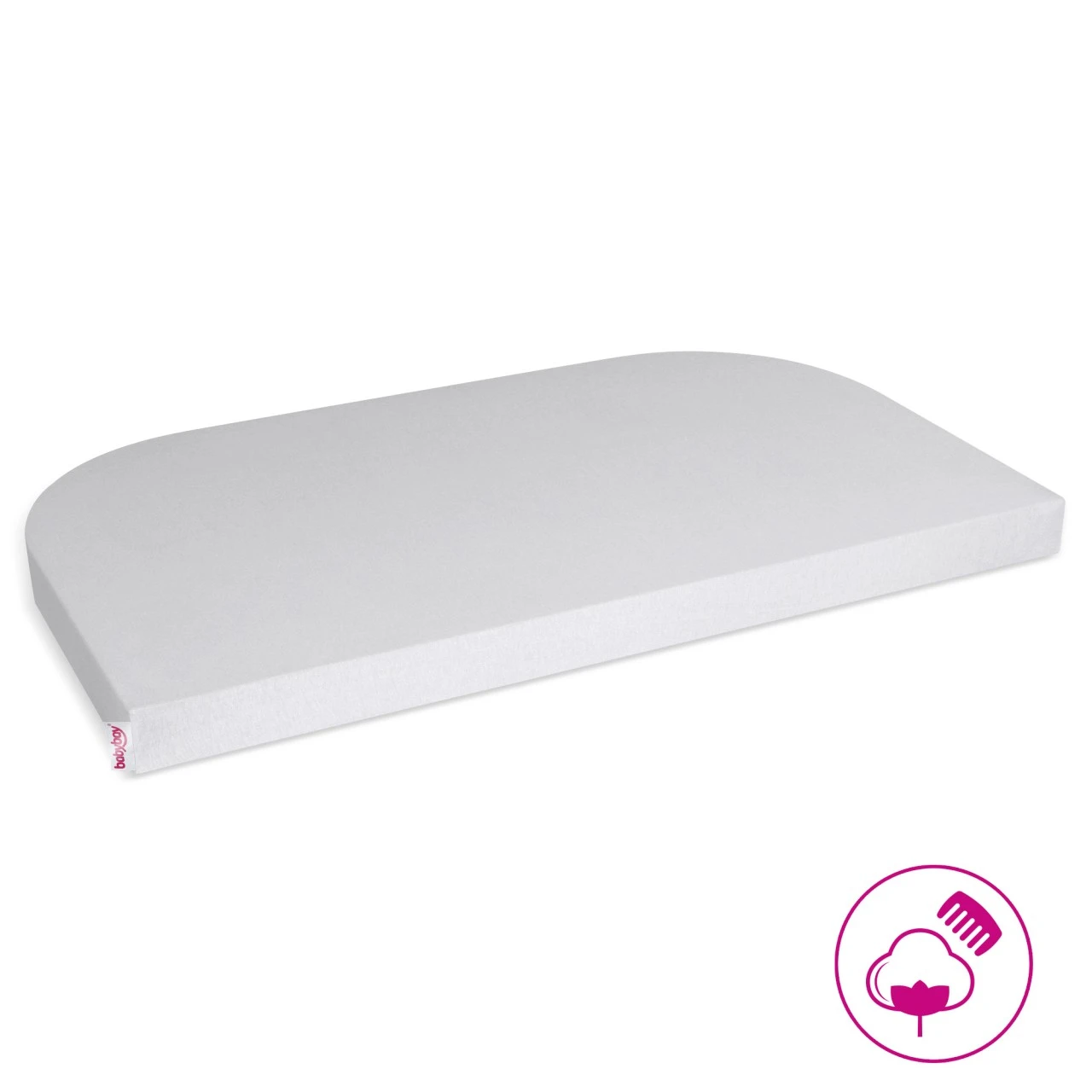 Babybay Jersey Spannbetttuch Deluxe Passend Für Modell Maxi, Midi, Boxspring, Comfort Und Comfort Plus, Zartgrau 3 Babybay Jersey Spannbetttuch Deluxe Passend Für Modell Maxi, Midi, Boxspring, Comfort Und Comfort Plus, Zartgrau