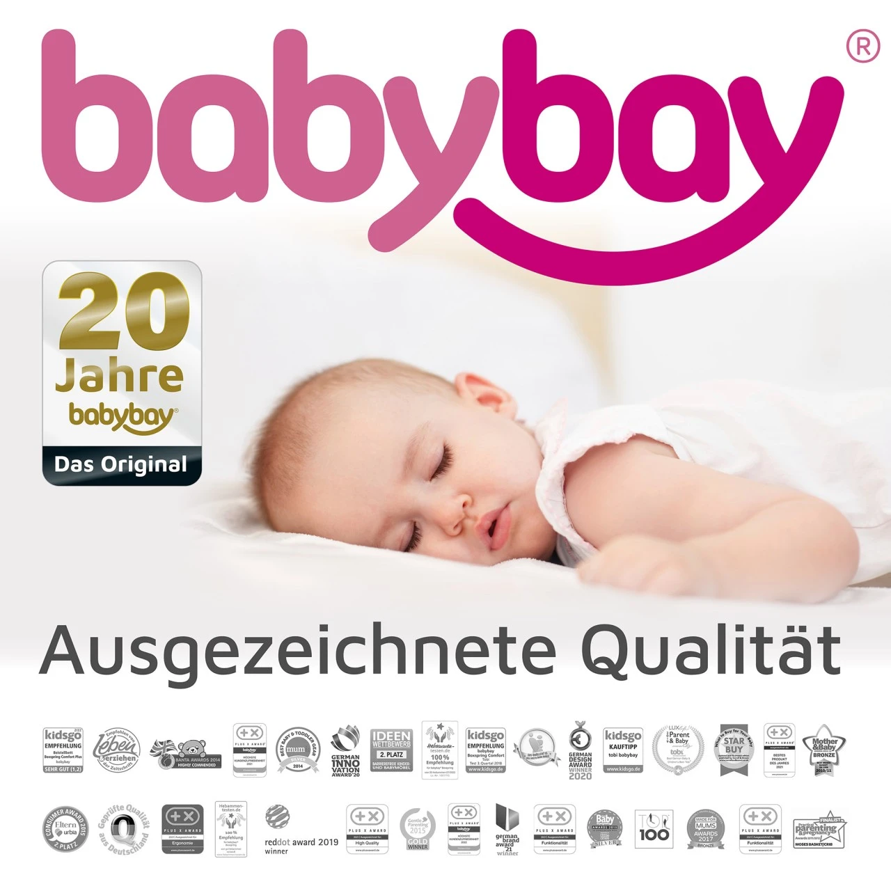 Babybay Jersey Spannbetttuch Deluxe Passend Für Modell Maxi, Midi, Boxspring, Comfort Und Comfort Plus, Zartgrau 12 Babybay Jersey Spannbetttuch Deluxe Passend Für Modell Maxi, Midi, Boxspring, Comfort Und Comfort Plus, Zartgrau – Bild 10