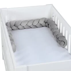 Babybay Nestchenschlange Geflochten Passend Für Kinderbetten, Hellgrau Meliert -Baby Produkte Geschäft babybay kinderbett nestchenschlange geflochten hellgrau meliert 501979 004VaiSaDZiRFtbq 1280x1280