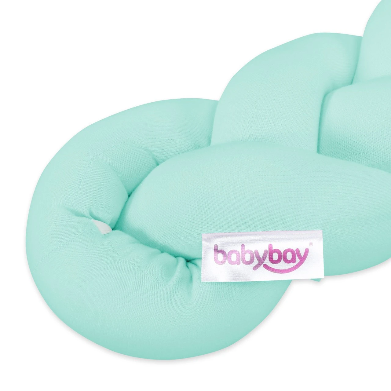 Babybay Nestchenschlange Geflochten Passend Für Kinderbetten, Mint 5 Babybay Nestchenschlange Geflochten Passend Für Kinderbetten, Mint – Bild 3