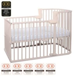 Babybay Kinderbett-Umbausatz Passend Für Modell Boxspring Comfort Plus, Beige Lackiert -Baby Produkte Geschäft babybay kinderbett umbausatz boxspring comfort plus beige lackiert 179609 003 1280x1280