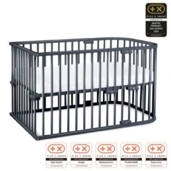 Babybay Kinderbett-Umbausatz Passend Für Modell Maxi Und Boxspring, Schiefergrau Lackiert -Baby Produkte Geschäft babybay kinderbett umbausatz maxi boxspring schiefergrau lackiert 176107 003 1280x1280