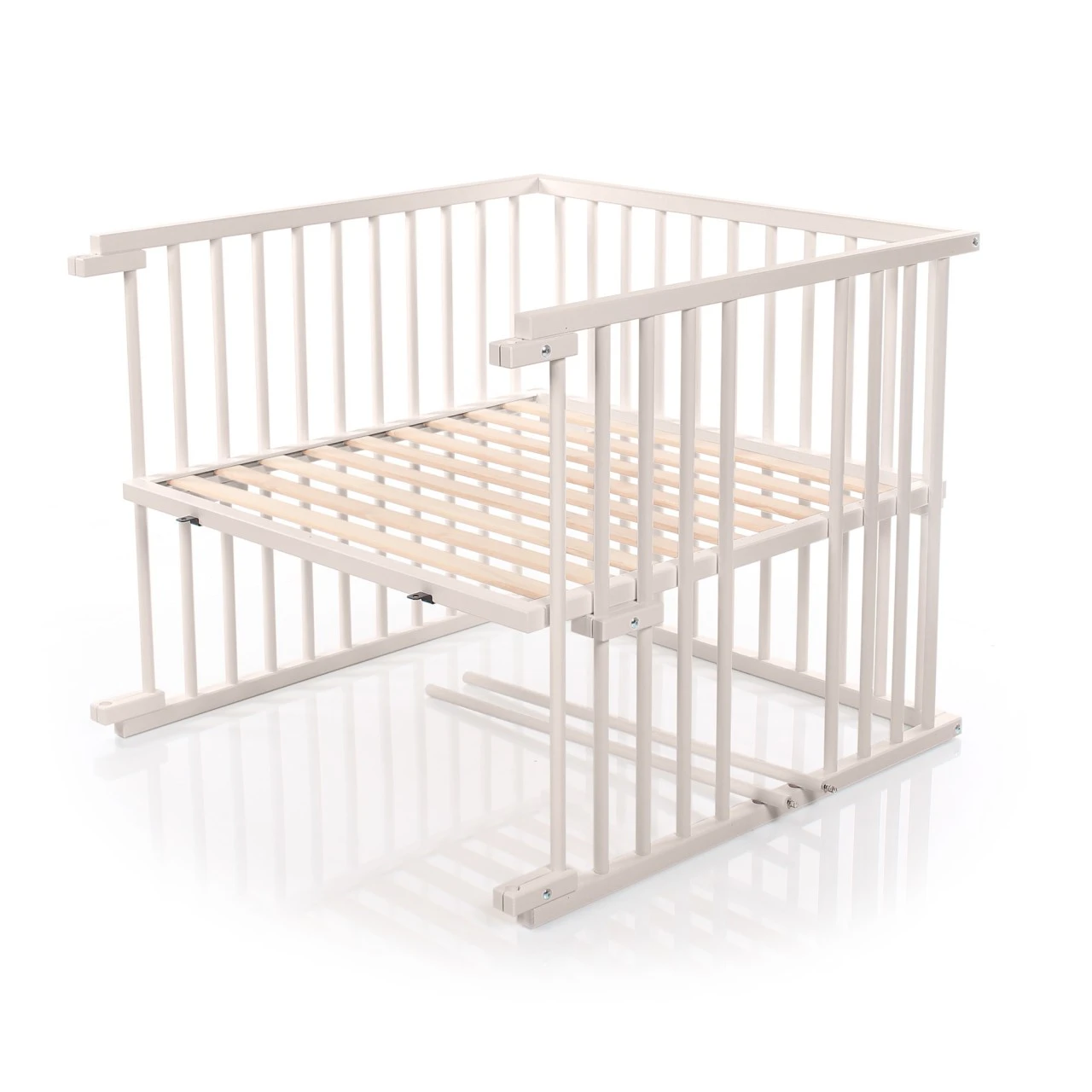 Babybay Kinderbett-Umbausatz Passend Für Modell Maxi Comfort Plus, Beige Lackiert 4 Babybay Kinderbett-Umbausatz Passend Für Modell Maxi Comfort Plus, Beige Lackiert – Bild 2