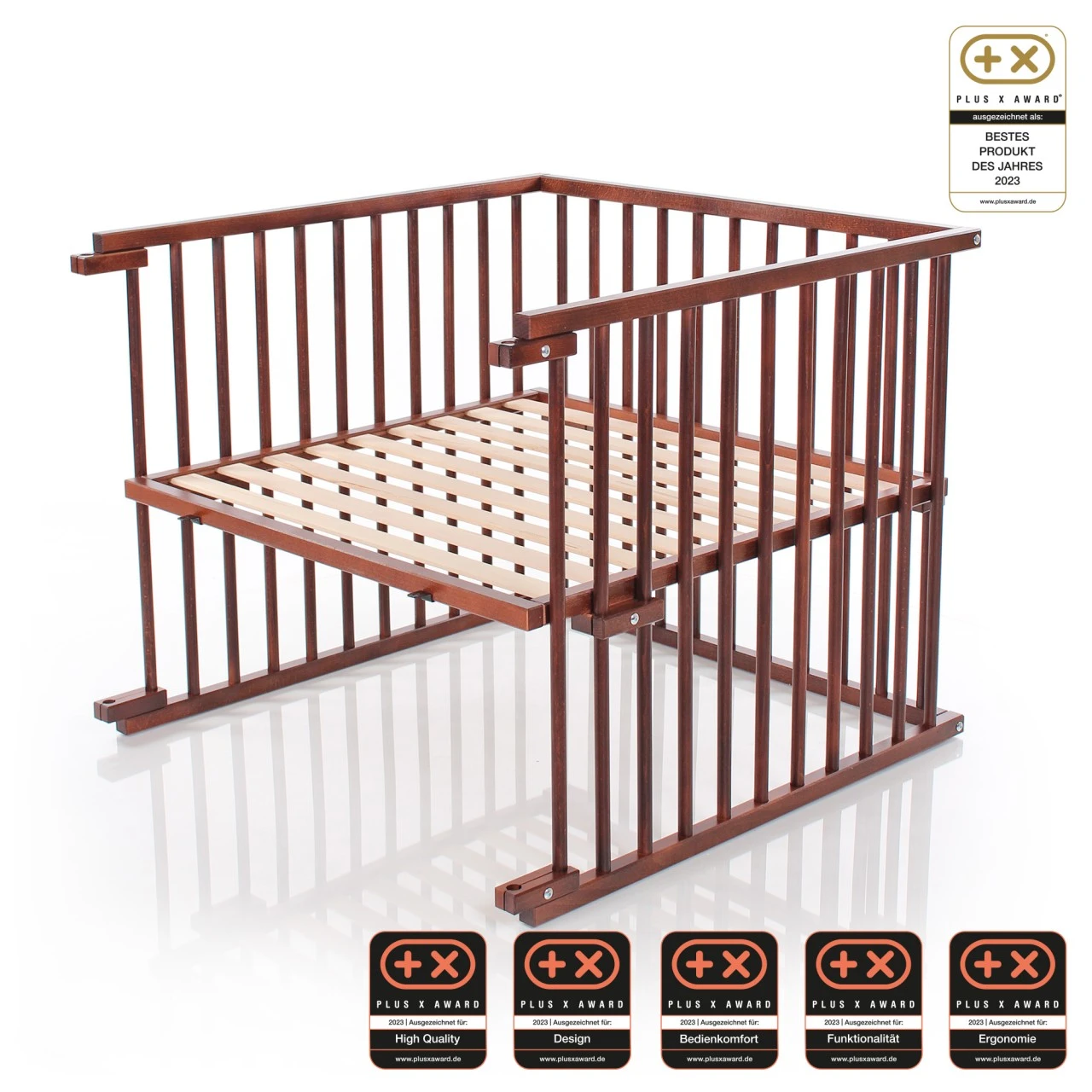 Babybay Kinderbett-Umbausatz Passend Für Modell Original, Dunkelbraun Lackiert 3 Babybay Kinderbett-Umbausatz Passend Für Modell Original, Dunkelbraun Lackiert