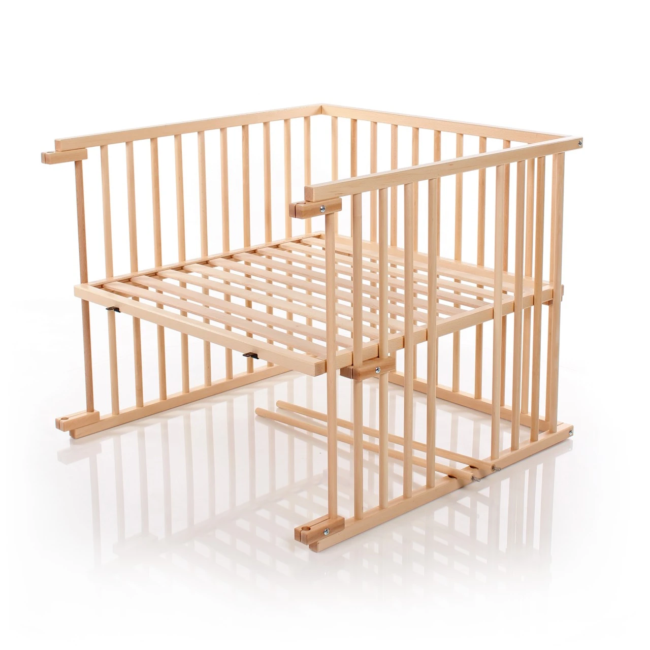 Babybay Kinderbett-Umbausatz Passend Für Modell Original, Natur Lackiert 4 Babybay Kinderbett-Umbausatz Passend Für Modell Original, Natur Lackiert – Bild 2