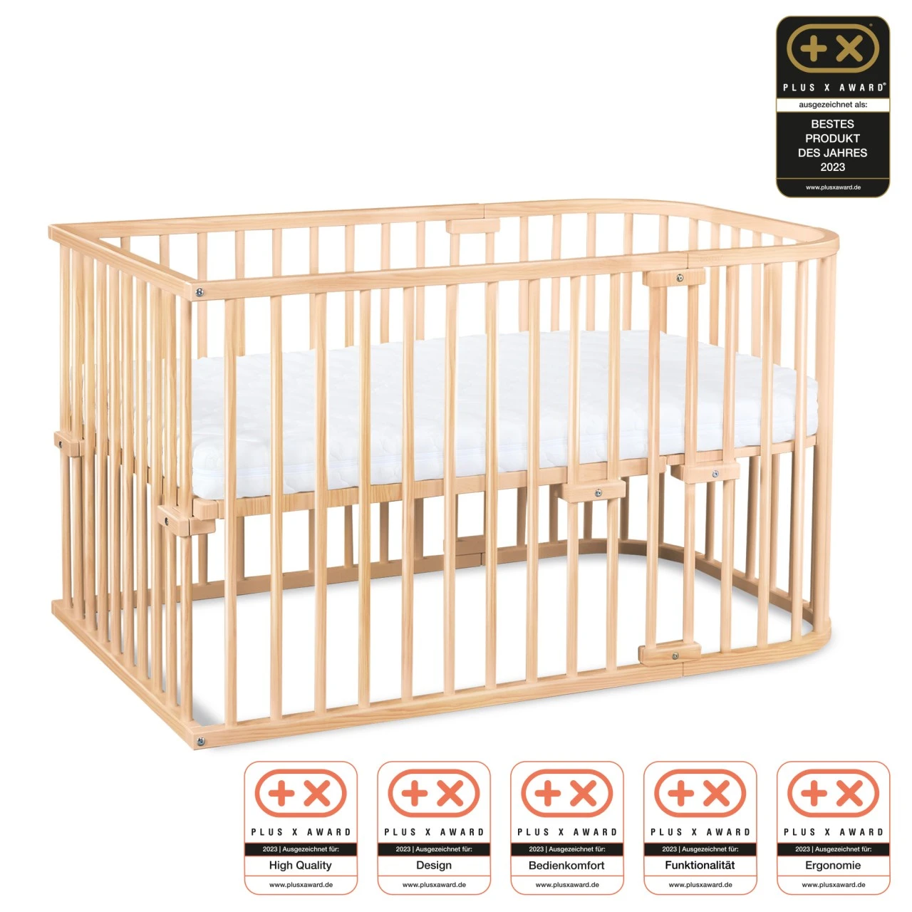 Babybay Kinderbett-Umbausatz Passend Für Modell Original, Natur Lackiert 5 Babybay Kinderbett-Umbausatz Passend Für Modell Original, Natur Lackiert – Bild 3