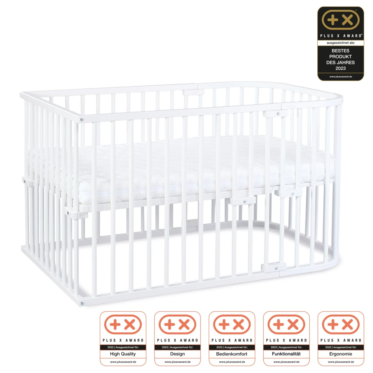 Babybay Kinderbett-Umbausatz Passend Für Modell Original, Weiß Lackiert 5 Babybay Kinderbett-Umbausatz Passend Für Modell Original, Weiß Lackiert – Bild 3