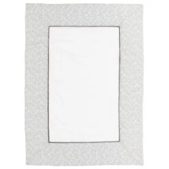 Babybay Krabbeldecke 135x100 Cm, Weiß/perlgrau Sterne Weiß