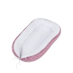 Babybay Kuschelnest Piqué, Beere Sterne Weiß