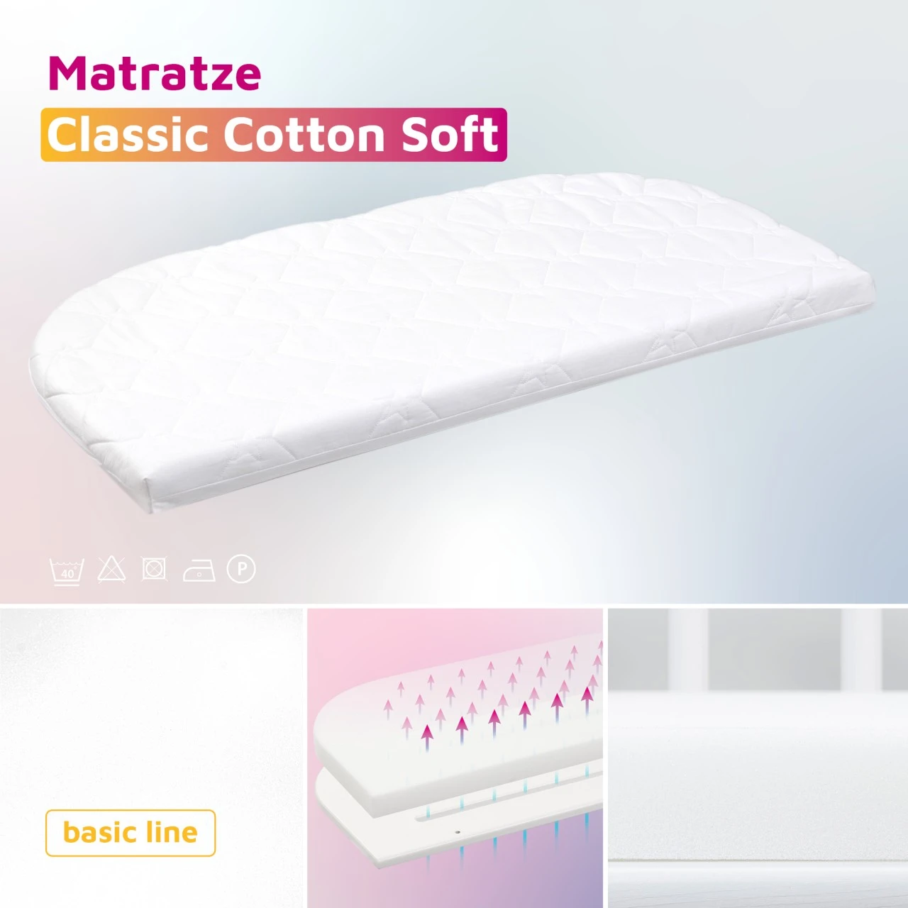 Babybay Matratze Classic Cotton Soft Passend Für Modell Maxi, Boxspring Und Comfort Plus 4 Babybay Matratze Classic Cotton Soft Passend Für Modell Maxi, Boxspring Und Comfort Plus – Bild 2