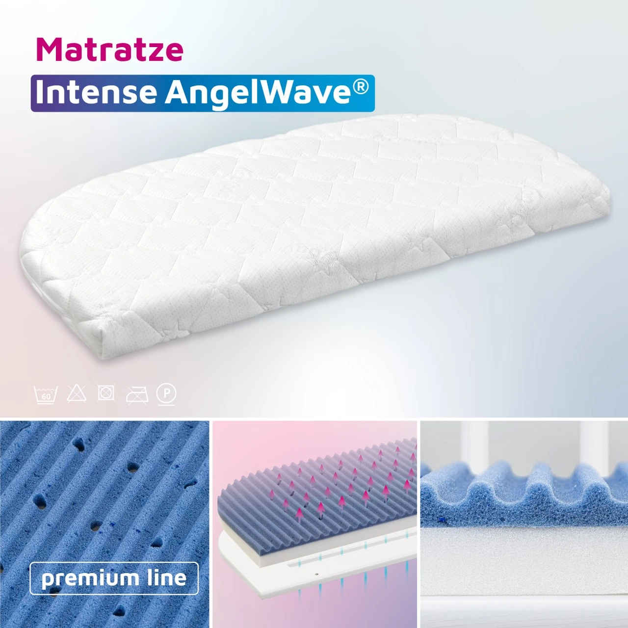 Babybay Matratze Intense AngelWave® Passend Für Modell Maxi, Boxspring Und Comfort Plus 4 Babybay Matratze Intense AngelWave® Passend Für Modell Maxi, Boxspring Und Comfort Plus – Bild 2