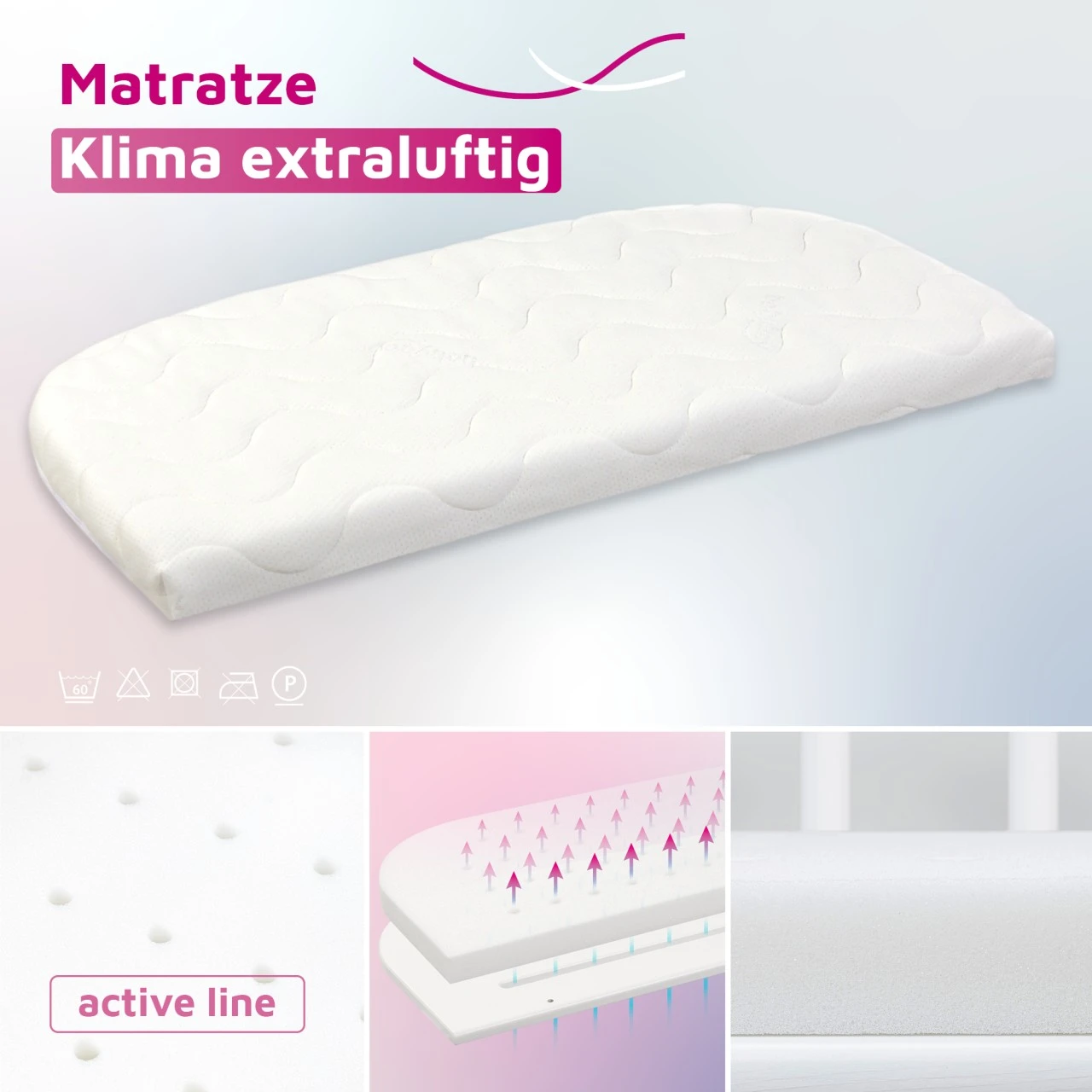 Babybay Matratze Klima Extraluftig Passend Für Modell Original 4 Babybay Matratze Klima Extraluftig Passend Für Modell Original – Bild 2