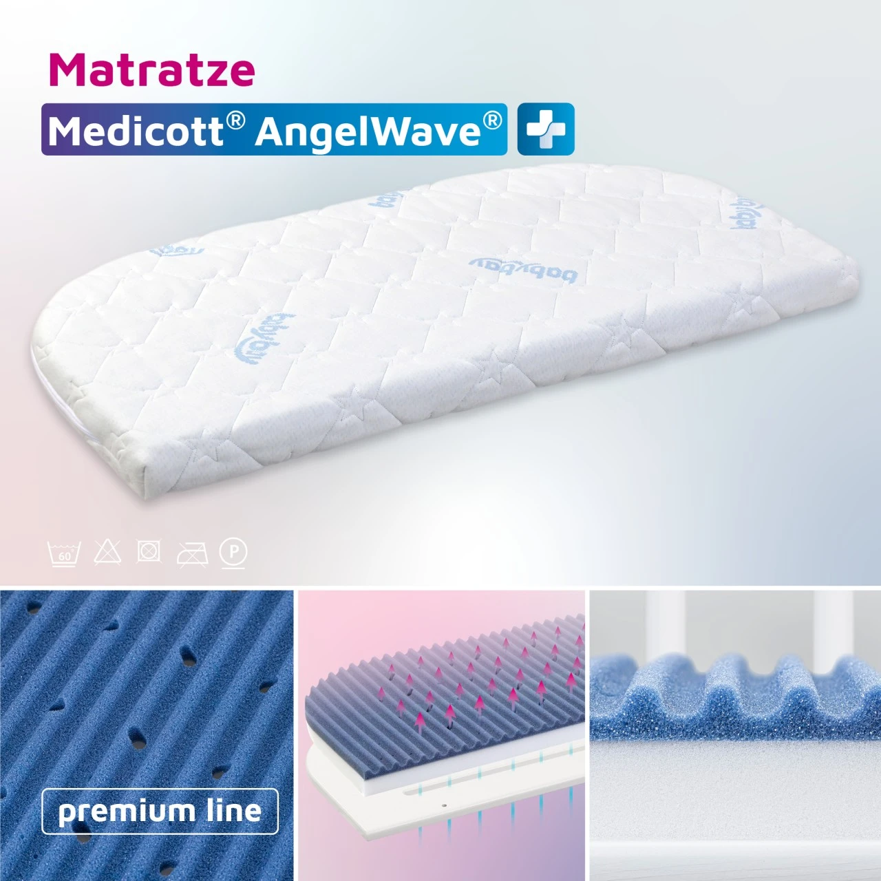Babybay Matratze MediTex® AngelWave® Passend Für Modell Boxspring XXL 4 Babybay Matratze MediTex® AngelWave® Passend Für Modell Boxspring XXL – Bild 2