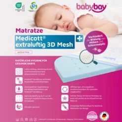 Babybay Matratze MediTex® Extraluftig 3D Mesh Passend Für Modell Original -Baby Produkte Geschäft babybay matratze medicott extraluftig 3d mesh original 100545 009 1280x1280