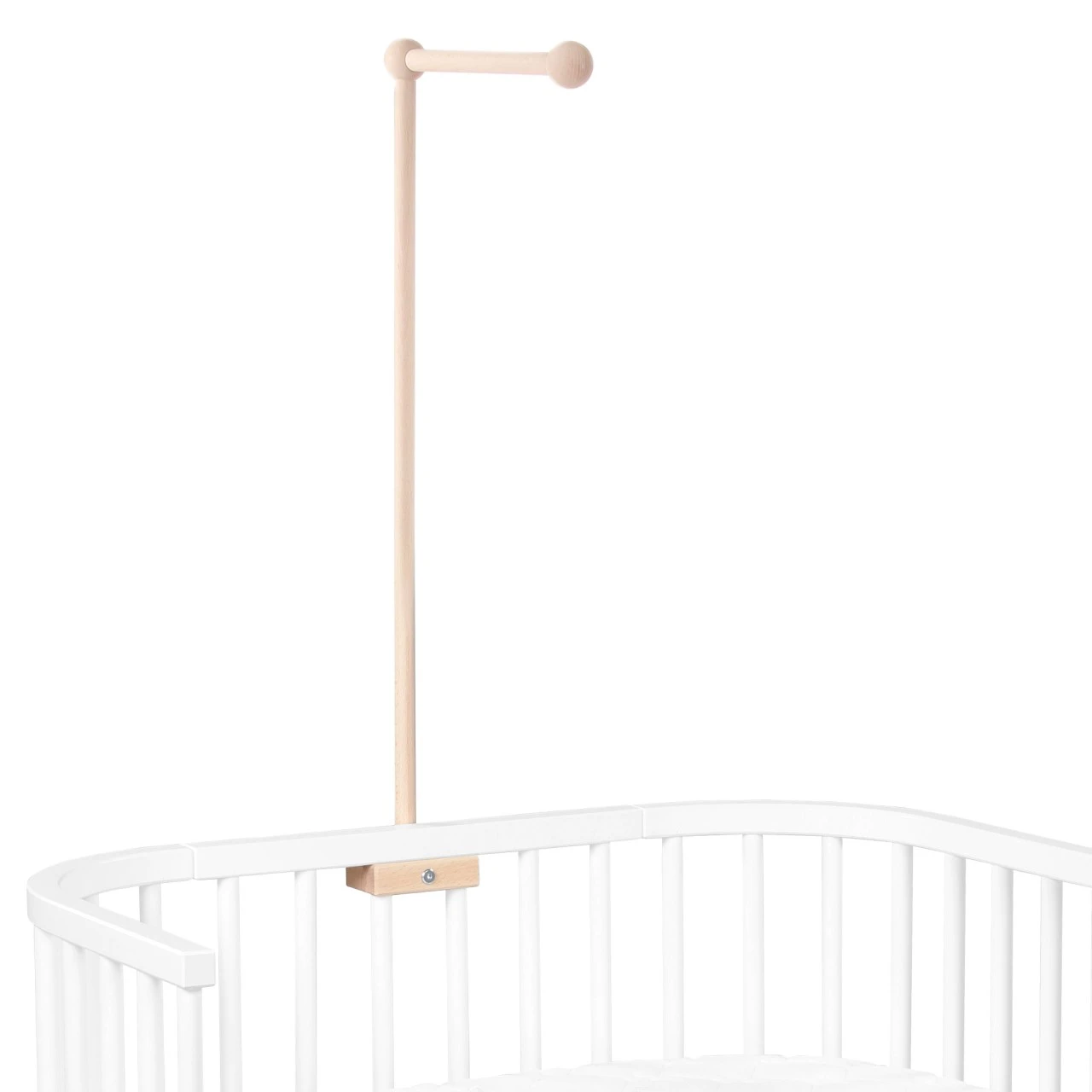 Babybay Mobilehalterung Passend Für Alle Modelle Mit Rundstäben, Natur Unbehandelt 4 Babybay Mobilehalterung Passend Für Alle Modelle Mit Rundstäben, Natur Unbehandelt – Bild 2