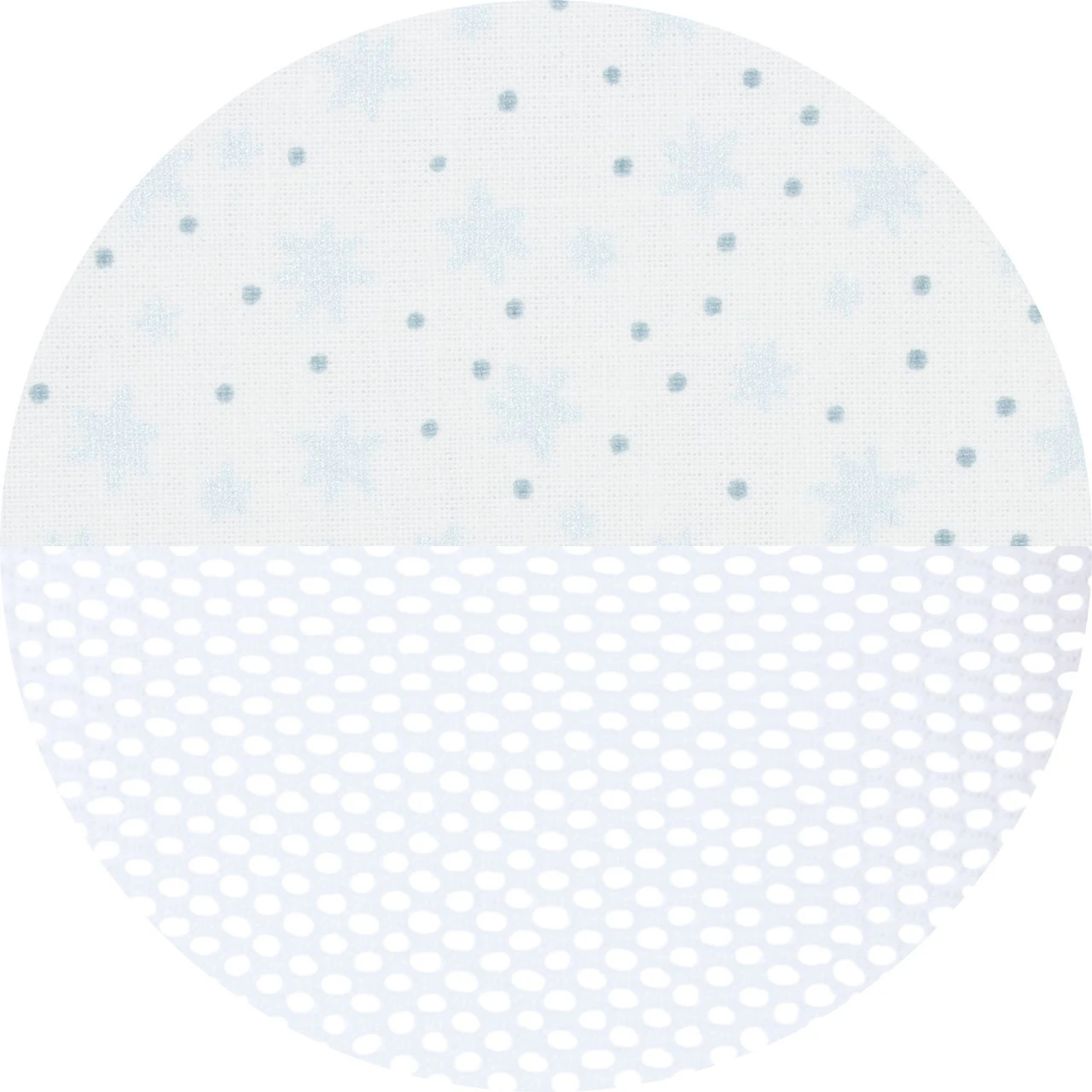 Babybay Nestchen Mesh Passend Für Modell Maxi, Boxspring, Comfort Und Comfort Plus, Weiß Glitzersterne Diamantblau 6 Babybay Nestchen Mesh Passend Für Modell Maxi, Boxspring, Comfort Und Comfort Plus, Weiß Glitzersterne Diamantblau – Bild 4