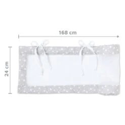 Babybay Nestchen Mesh-Piqué Passend Für Modell Maxi, Boxspring, Comfort Und Comfort Plus, Perlgrau Sterne Weiß -Baby Produkte Geschäft babybay nestchen mesh pique maxi boxspring comfort plus perlgrau sterne weiss 160874 006 1280x1280