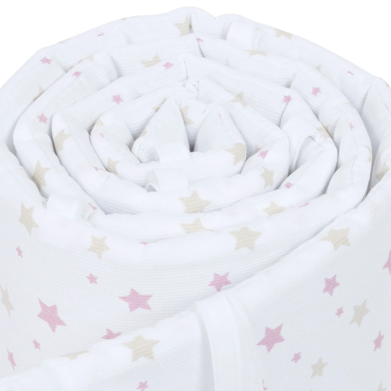 Babybay Nestchen Mesh-Piqué Passend Für Modell Maxi, Boxspring, Comfort Und Comfort Plus, Weiß Sternemix Sand/beere 4 Babybay Nestchen Mesh-Piqué Passend Für Modell Maxi, Boxspring, Comfort Und Comfort Plus, Weiß Sternemix Sand/beere – Bild 2