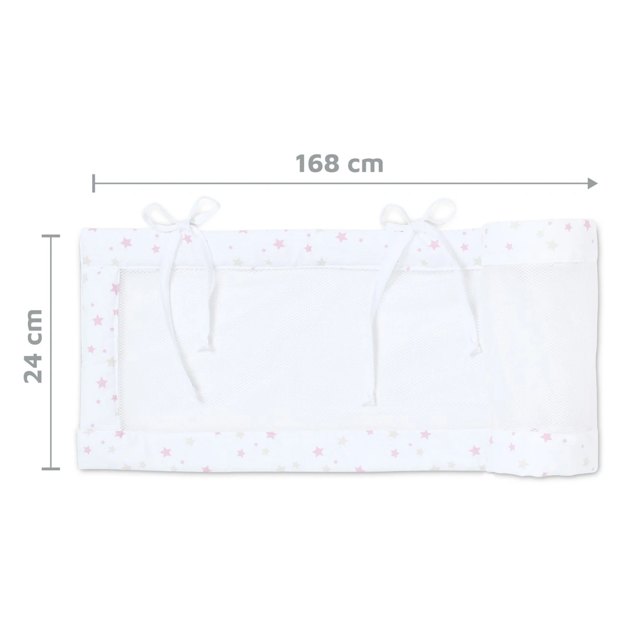 Babybay Nestchen Mesh-Piqué Passend Für Modell Maxi, Boxspring, Comfort Und Comfort Plus, Weiß Sternemix Sand/beere 8 Babybay Nestchen Mesh-Piqué Passend Für Modell Maxi, Boxspring, Comfort Und Comfort Plus, Weiß Sternemix Sand/beere – Bild 6