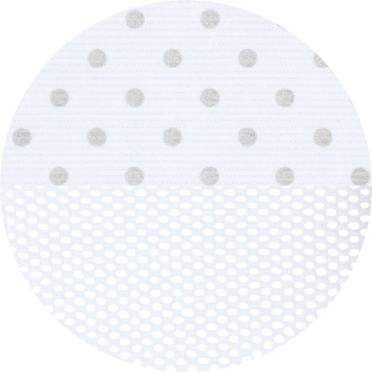Babybay Nestchen Mesh-Piqué Passend Für Modell Maxi, Boxspring, Comfort Und Comfort Plus, Weiß Punkte Perlgrau 6 Babybay Nestchen Mesh-Piqué Passend Für Modell Maxi, Boxspring, Comfort Und Comfort Plus, Weiß Punkte Perlgrau – Bild 4