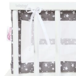 Babybay Nestchen Mesh-Piqué Passend Für Modell Original, Taupe Sterne Weiß -Baby Produkte Geschäft babybay nestchen mesh pique original taupe sterne weiss 100887 003 1280x1280