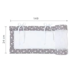 Babybay Nestchen Mesh-Piqué Passend Für Modell Original, Taupe Sterne Weiß -Baby Produkte Geschäft babybay nestchen mesh pique original taupe sterne weiss 100887 006 1280x1280