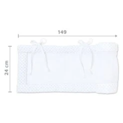 Babybay Nestchen Mesh-Piqué Passend Für Modell Original, Weiß Punkte Perlgrau -Baby Produkte Geschäft babybay nestchen mesh pique original weiss punkte perlgrau 100877 006 1280x1280