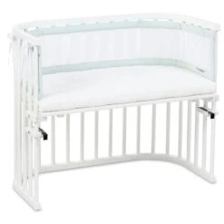 Babybay Nestchen Mesh Royal Passend Für Modell Maxi, Boxspring, Comfort Und Comfort Plus, Mint Glitzerpunkte Gold -Baby Produkte Geschäft babybay nestchen mesh royal maxi boxspring comfort plus mint glitzersterne gold 160912 005 1280x1280