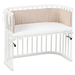 Babybay Nestchen Organic Cotton Passend Für Modell Maxi, Boxspring, Comfort Und Comfort Plus, Hellbraun Sterne Weiß -Baby Produkte Geschäft babybay nestchen organic cotton maxi boxspring comfort plus hellbraun sterne weiss 160849 005 1280x1280