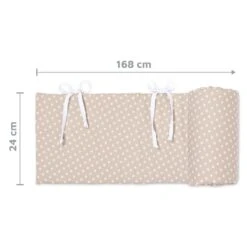 Babybay Nestchen Organic Cotton Passend Für Modell Maxi, Boxspring, Comfort Und Comfort Plus, Hellbraun Sterne Weiß -Baby Produkte Geschäft babybay nestchen organic cotton maxi boxspring comfort plus hellbraun sterne weiss 160849 006 1280x1280