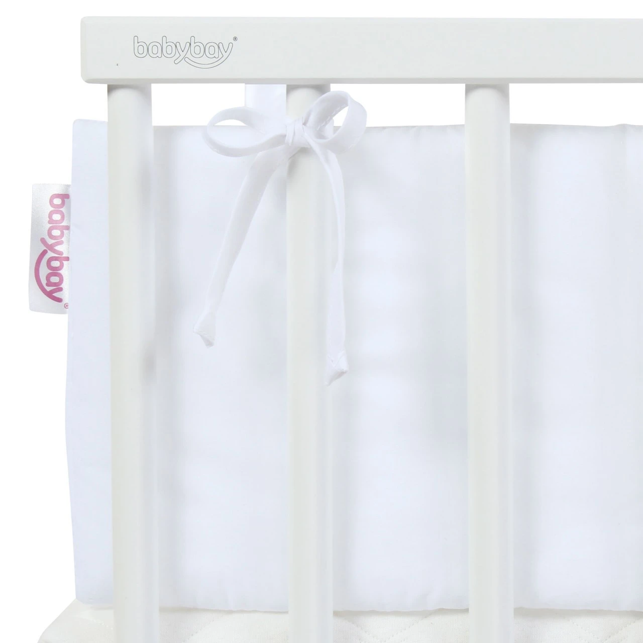 Babybay Nestchen Organic Cotton Passend Für Modell Maxi, Boxspring, Comfort Und Comfort Plus, Weiß 5 Babybay Nestchen Organic Cotton Passend Für Modell Maxi, Boxspring, Comfort Und Comfort Plus, Weiß – Bild 3