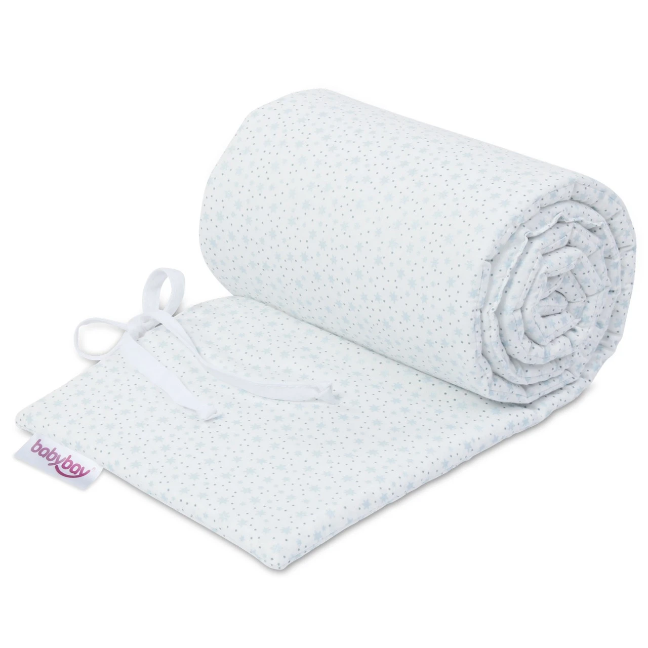 Babybay Nestchen Organic Cotton Passend Für Modell Maxi, Boxspring, Comfort Und Comfort Plus, Weiß Glitzersterne Diamantblau 3 Babybay Nestchen Organic Cotton Passend Für Modell Maxi, Boxspring, Comfort Und Comfort Plus, Weiß Glitzersterne Diamantblau