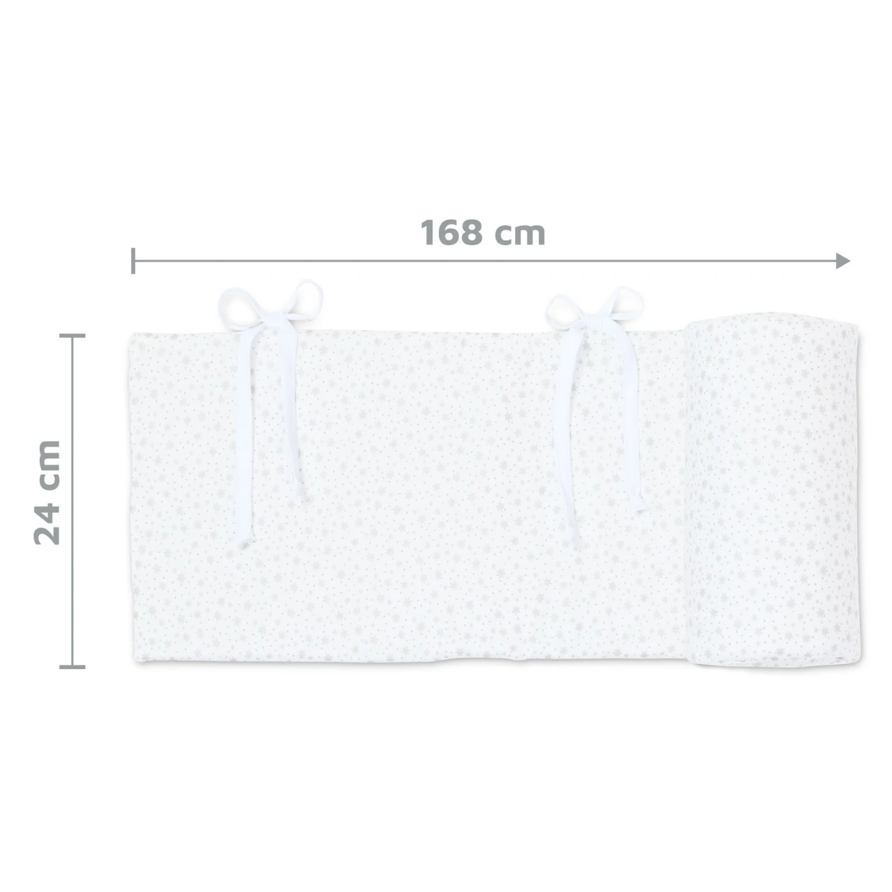 Babybay Nestchen Organic Cotton Passend Für Modell Maxi, Boxspring, Comfort Und Comfort Plus, Weiß Glitzersterne Silber 8 Babybay Nestchen Organic Cotton Passend Für Modell Maxi, Boxspring, Comfort Und Comfort Plus, Weiß Glitzersterne Silber – Bild 6