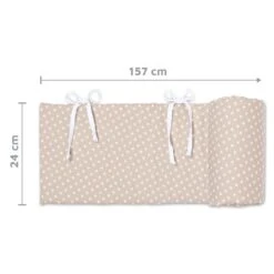 Babybay Nestchen Organic Cotton Passend Für Modell Midi Und Mini, Hellbraun Sterne Weiß -Baby Produkte Geschäft babybay nestchen organic cotton midi mini hellbraun sterne weiss 120849 006 1280x1280