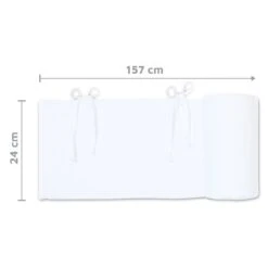 Babybay Nestchen Organic Cotton Passend Für Modell Midi Und Mini, Weiß -Baby Produkte Geschäft babybay nestchen organic cotton midi mini weiss 120851 006 1280x1280