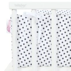 Babybay Nestchen Organic Cotton Passend Für Modell Midi Und Mini, Weiß Sterne Blau -Baby Produkte Geschäft babybay nestchen organic cotton midi mini weiss sterne blau 120846 003 1280x1280