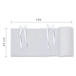 Babybay Nestchen Organic Cotton Passend Für Modell Original, Lichtgrau Sterne Weiß -Baby Produkte Geschäft babybay nestchen organic cotton original lichtgrau sterne weiss 100848 006 1280x1280